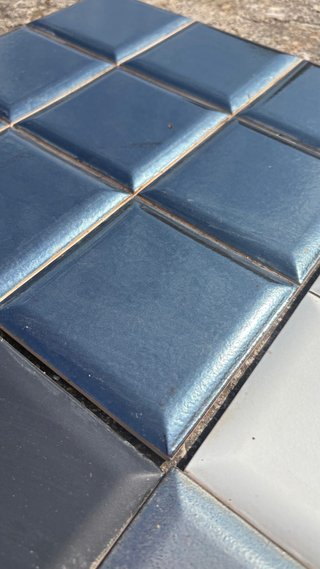 Baldosas relieve acolchado diseño