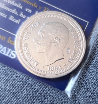 Réplicas Monedas Alfonso XIII y XII