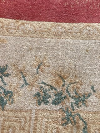 Tappeto in Lana CISNE Creville Beige/Rosso