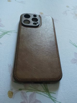 Cover iPhone 15 Pro Max Pelle Marrone