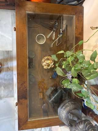 Mesa Rectangular Madera y Cristal