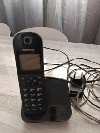 Teléfono Inalámbrico Panasonic Negro