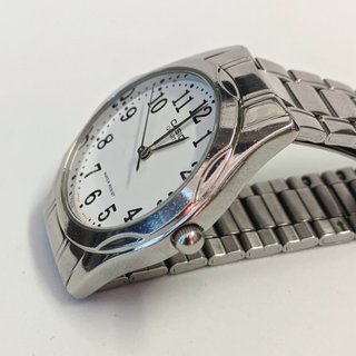 Reloj Casio Clásico Acero Esfera Blanca