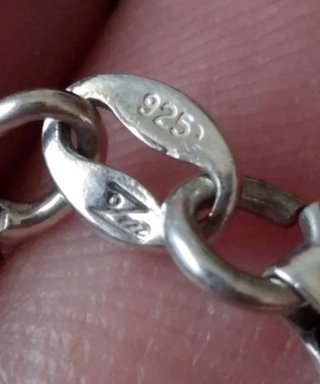 Pulsera Plata Ley Corazón Azul