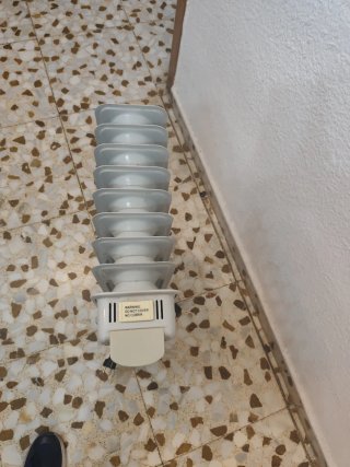 Radiador de aceite Dolphin Beige/Blanco