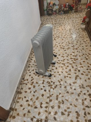Radiador de aceite Dolphin Beige/Blanco