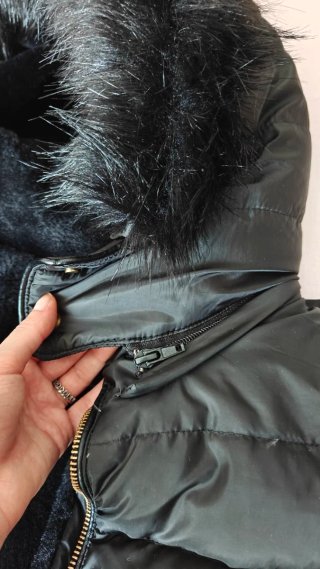 Abrigo plumas Zara