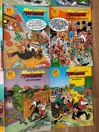 Lote de 27 mortadelo y filemon