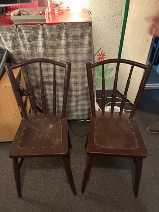 Sedie vintage in legno