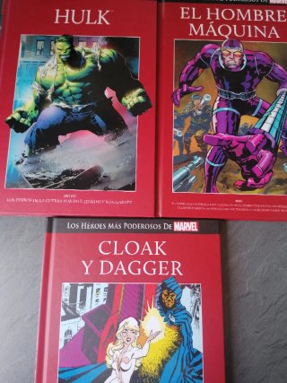 Los heroes mas poderosos de marvel 3 tomos lote