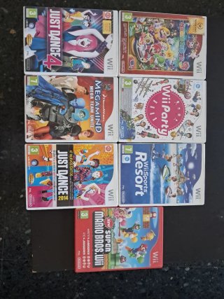 Consola Nintendo Wii Blanca + Juegos y Mandos