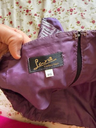 Top mujer estampado morado