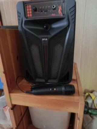 Altavoz DPUS Negro Portátil con micrófono