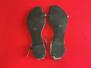 Sandalias disco music Plata Talla 39 Originales!