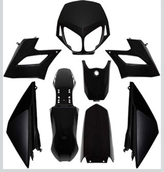 Kit Carenado P2R Derbi Senda 50 DRD Racing Negro