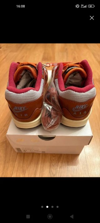 Nike Air Max 1 x Patta Rush Maroon 36.5