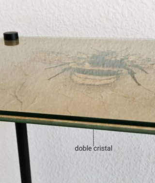 Mesita auxiliar cristal