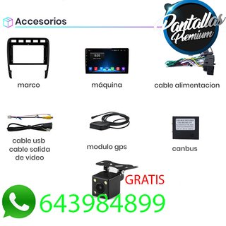 Radio Pantalla CARPLAY para Porsche Cayenne GTS