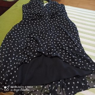 Vestido estilo Marilyn lunares