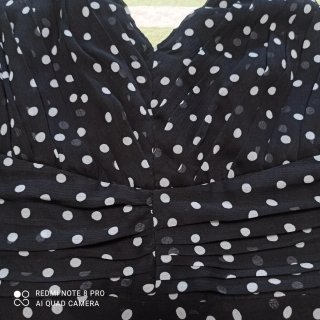 Vestido estilo Marilyn lunares