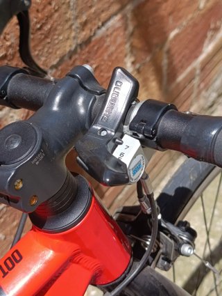 Bicicleta carretera B'TWIN roja niño