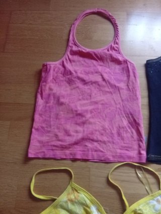 Lote 8 camisetas tirantes mujer