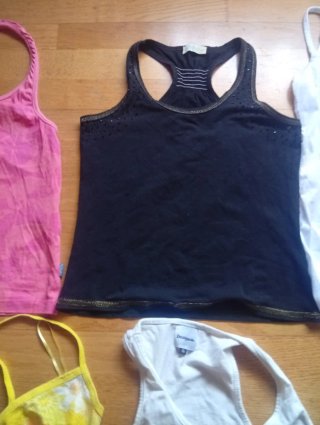 Lote 8 camisetas tirantes mujer