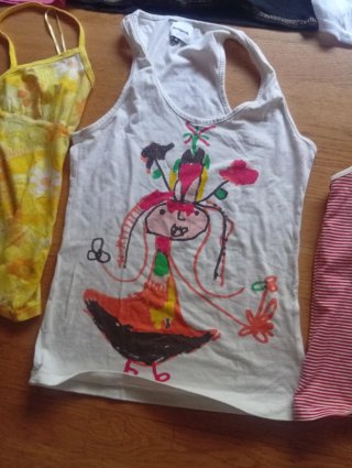 Lote 8 camisetas tirantes mujer