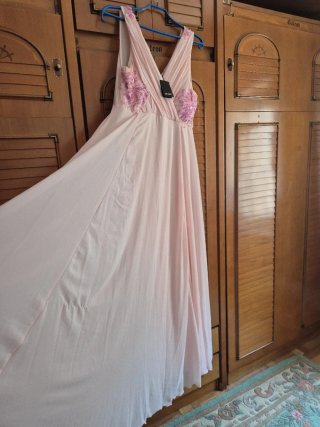 Vestido de ceremonia rosa