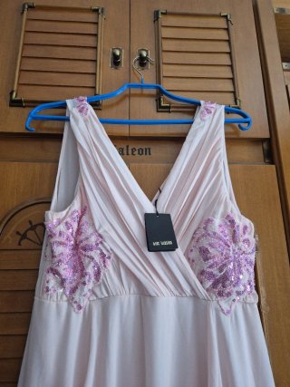 Vestido de ceremonia rosa