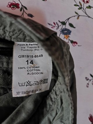 Pantalones Cargo Verde Oliva Surplus Goods T14