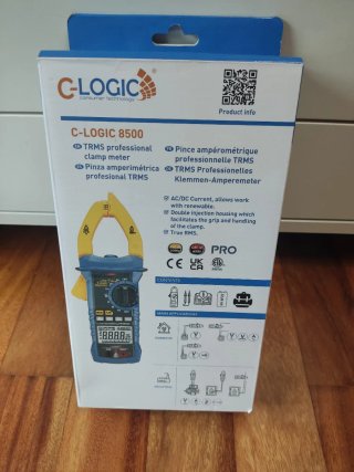 Pinza Amperimétrica  C-Logic 8500 TRMS
