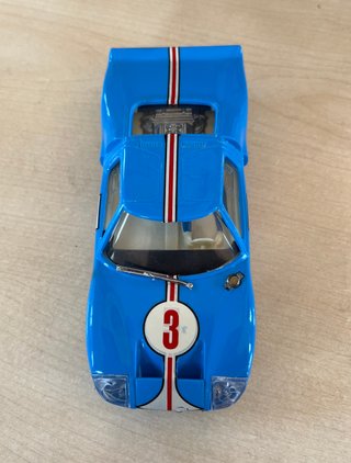 Coche Scalextric Ford GT Azul