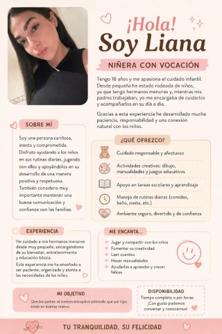 Trabajo niñera