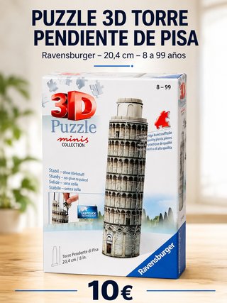 Puzzle 3D Torre Pisa Ravensburger