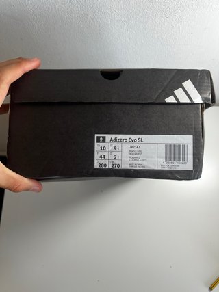 Adidas Adizero Evo SL Negro/Plata