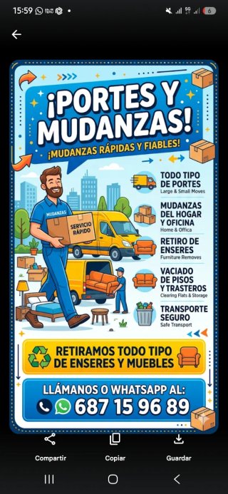 Portes y mudanzas económicos