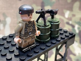 Paracaidista Alemán WW2 Lego