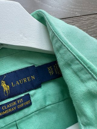 Camicia Ralph Lauren verde taglia xS