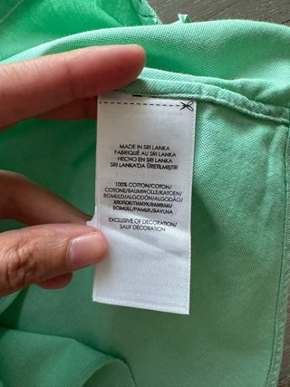 Camicia Ralph Lauren verde taglia xS