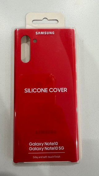 Funda Silicona Roja Samsung Galaxy Note10/Note10 5