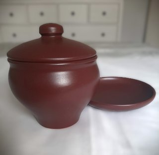Olla de barro 12cm 1L con plato