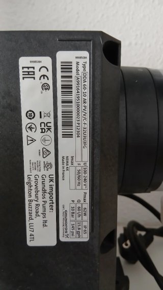 Bomba dosificadora Grundfos DDA 60-10 AR