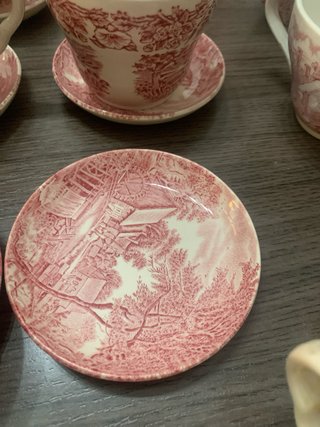 Juego Tazas Café Porcelana Inglesa