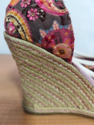 Alpargatas cuña estampadas