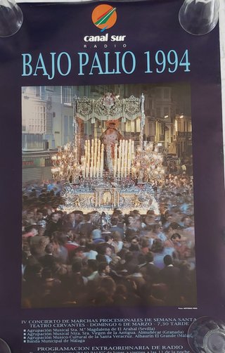 Póster Bajo Palio 1994 Canal Sur Radio