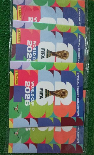 Envío Pack 4 Álbum Mundial 2026 Sin pegar