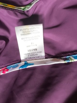 Gabardina morada ligera RaRe T14