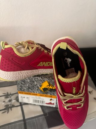 ANDÉ Scarpe da Ginnastica Rosse/Gialle Tg 39