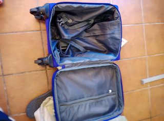 Maleta de cabina azul